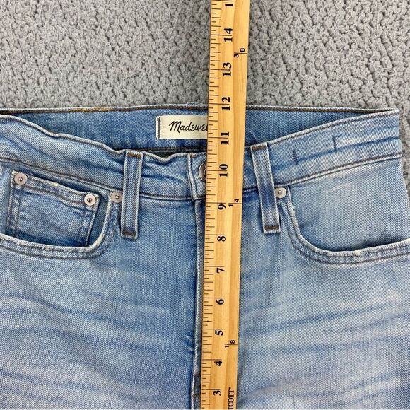 Madewell Perfect Vintage Straight Jean Danby Wash: Knee-Rip Edition  | Size:  24 - Picture 9 of 15